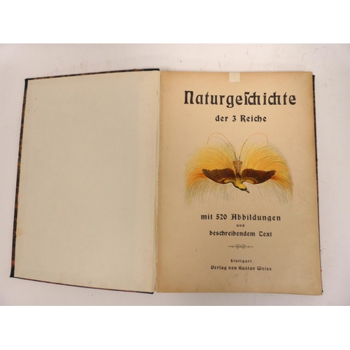 21 - WEISE GUSTAV (Pubs).  Naturgeschichte der III Reich. 24 consecutively numbered chromolitho... 