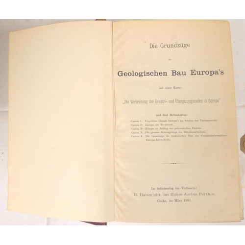 49 - Geology.  Approx. 40 pamphlets, offprints & extracts, bound together, mainly in German with some... 