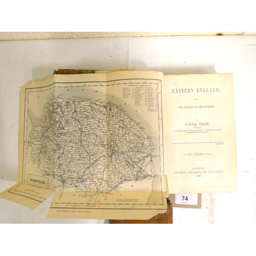 74 - WRIGHT THOMAS.  The Antiquities of the Town of Halifax in Yorkshire. 12mo. Old panelled ca... 