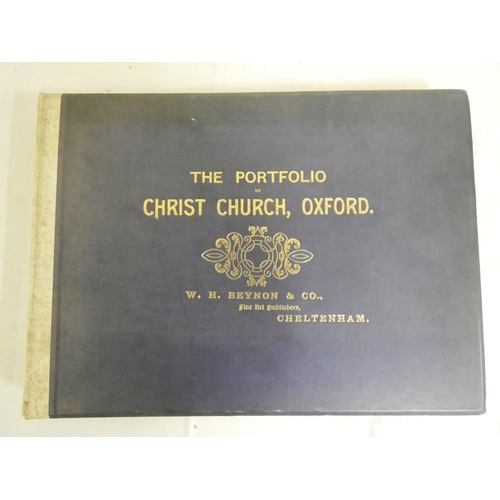 78 - BEYNON W. H. & CO.  The Portfolio of Christ Church, Oxford, A Series of High-Class Ill... 