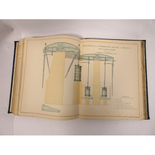 8 - GREENWELL G. C.  A Practical Treatise on Mine Engineering. 64 col. plates, plans & sec... 