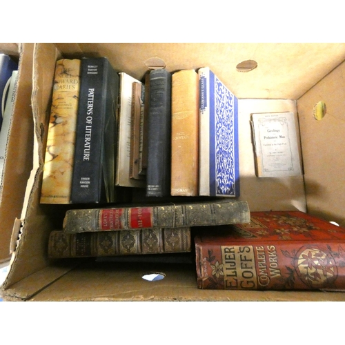 81 - Various.  A carton of vols., literature, poetry & miscellaneous.