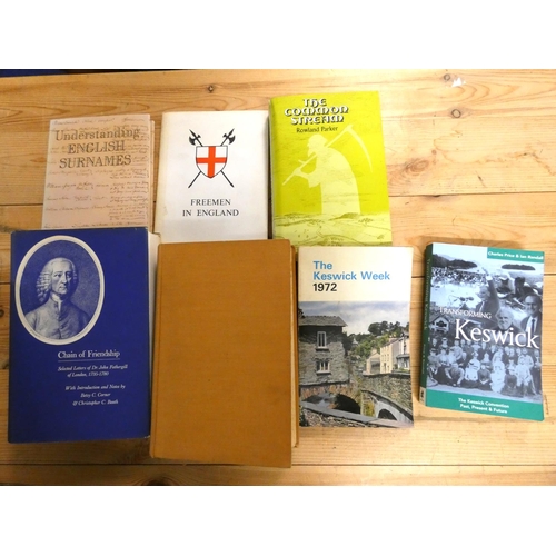 83 - Various.  A large carton of various vols. incl. some North of England interest, local hist... 