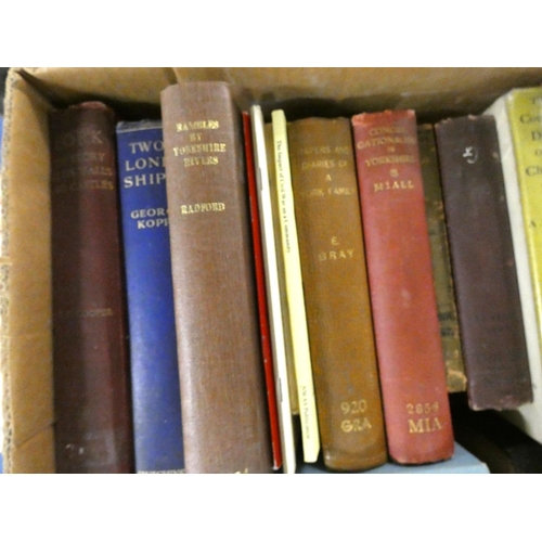 83 - Various.  A large carton of various vols. incl. some North of England interest, local hist... 