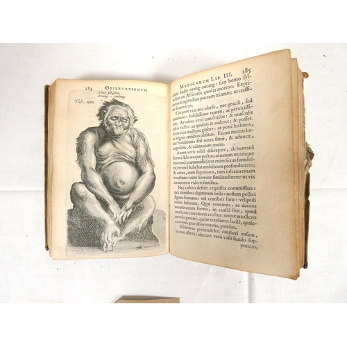 93 - TULPIUS NICOLAUS.  Observationes Medicae. Eng. title & 19 eng. plates & illus. wit... 