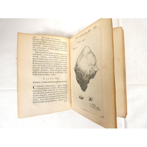 93 - TULPIUS NICOLAUS.  Observationes Medicae. Eng. title & 19 eng. plates & illus. wit... 