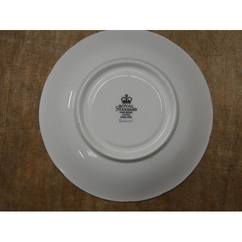 65 - Part dinner set, Royal Standard Garland pattern.