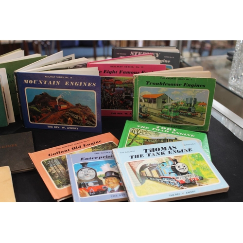 306 - Railway series Thomas the Tank Engine by Rev W Awdry books, some early editions, along with Jimmy an... 