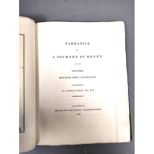 LEGH THOMAS. Narrative of a Journey in Egypt & the Country Beyond the ...