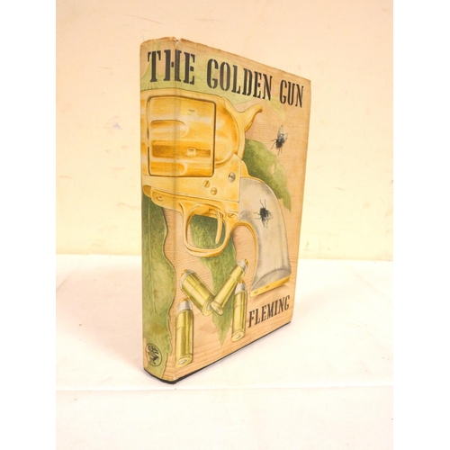 258 - FLEMING IAN.  The Man With The Golden Gun. Orig. dark cloth (2nd state) in unclipped d.w. ... 