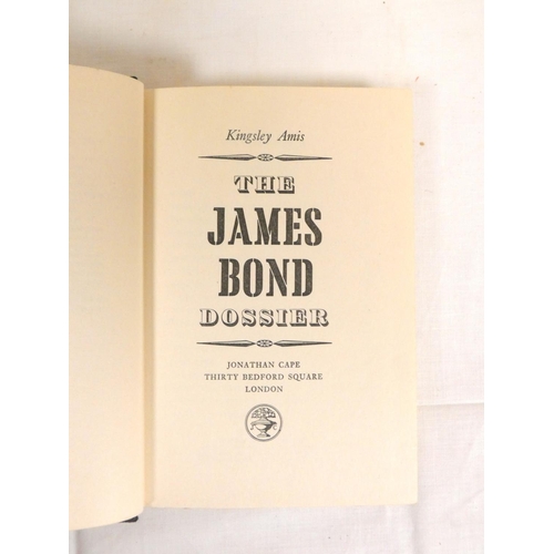 259 - AMIS KINGSLEY.  The James Bond Dossier. Orig. dark cloth in unclipped d.w. by Jan Pienkows... 