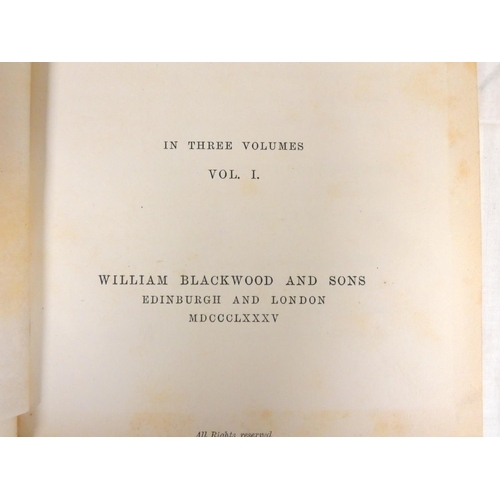 262 - CROSS J. W. (Ed).  George Eliot's Life as Related in Her Letters & Journals. 3 vols. F... 