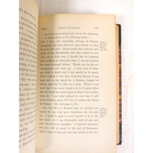 262 - CROSS J. W. (Ed).  George Eliot's Life as Related in Her Letters & Journals. 3 vols. F... 