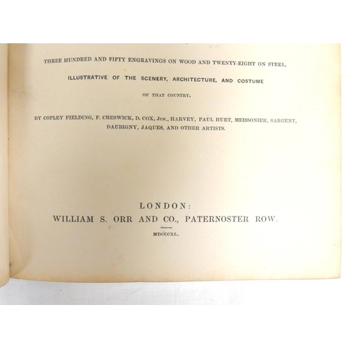 263 - WORDSWORTH CHRISTOPHER.  Greece, Pictorial, Descriptive & Historical. Eng. frontis, ti... 