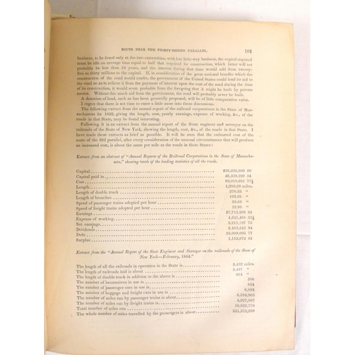 264 - U.S. Railroads.  Reports of Explorations & Surveys to Ascertain the Most Practicable & Econo... 