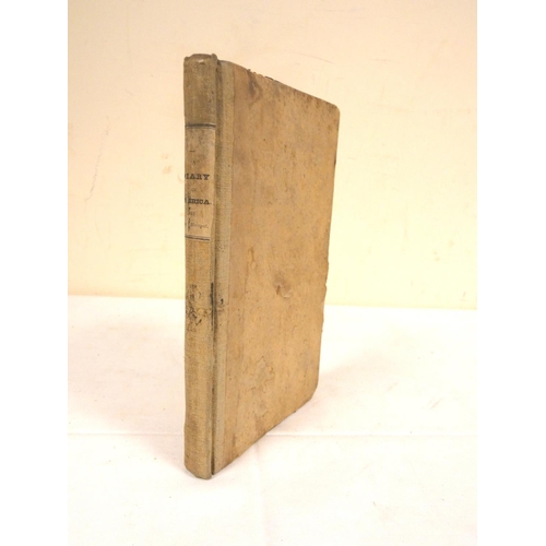 268 - MARRYAT CAPT.  A Diary in America With Remarks on Its Institutions. Orig. cloth backed brd... 