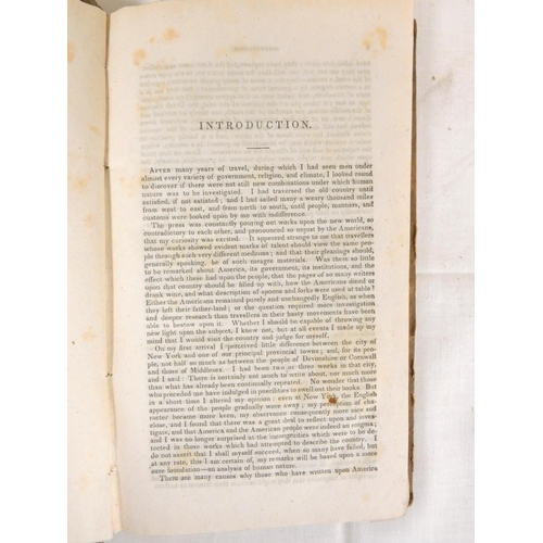 268 - MARRYAT CAPT.  A Diary in America With Remarks on Its Institutions. Orig. cloth backed brd... 