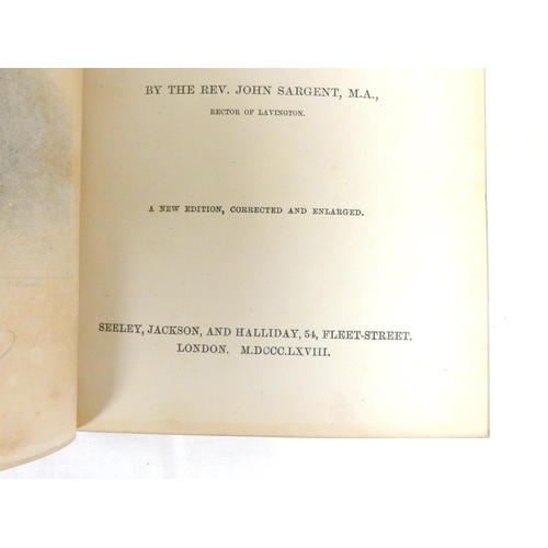 269 - SARGENT JOHN.  Life & Letters of the Rev. Henry Martyn ... Chaplin to the Honourable E... 