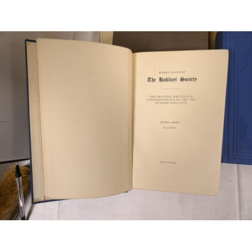 274 - TAYLOR E. G. R.  The Original Writings & Correspondence of the Two Richard Hakluyts. 2... 