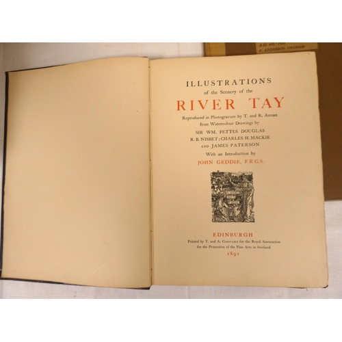 277 - GEDDIE JOHN. Illustrations of the Scenery of the River Tay Reproduced in Photogravure by T. &am... 