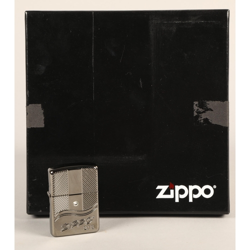 162 - Zippo annual lighter 2013 limited edition 002/750 with jewel detail, in box