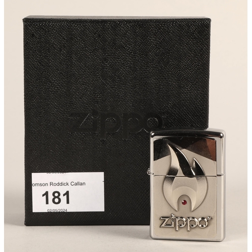 181 - Zippo ltd. ed. Diamond in case, no. 571/1000