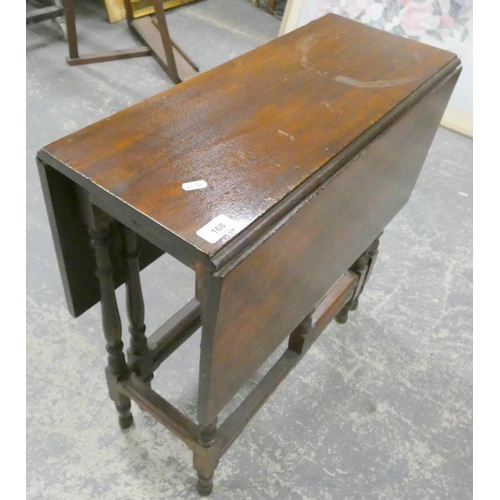 168 - Antique mahogany Sutherland table.