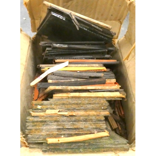 74 - Small box of antique glass negatives, Lakeland related.