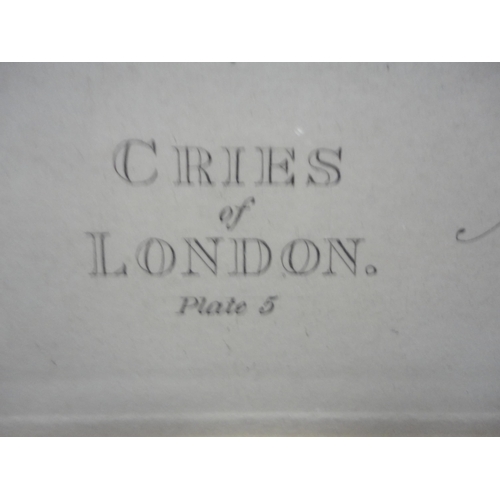 114 - Seven Cries of London prints, various scenes.