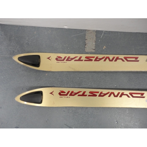 116 - Pair of Kastle skis and a pair of Dynastar Kevlar skis.