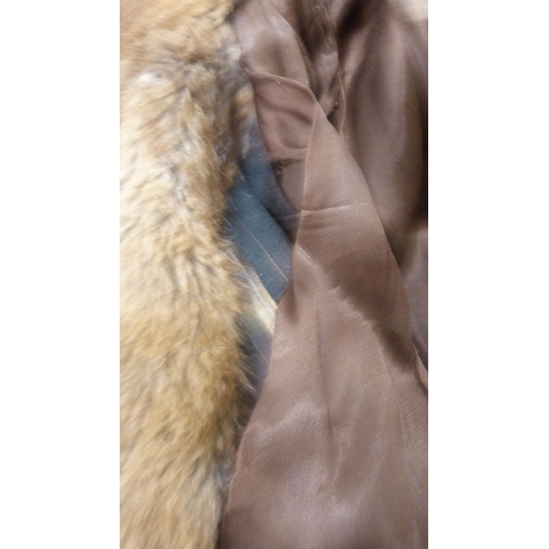 12 - Lady's fur jacket, retailed by Colman Sumberg, and a similar hat.  (2)