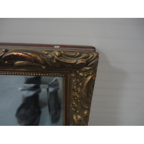 139 - Mahogany-framed wall mirror and a gilt-framed wall mirror.  (2)