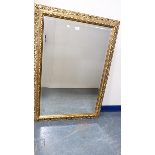 165 - Gilt framed wall mirror.