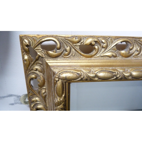 165 - Gilt framed wall mirror.