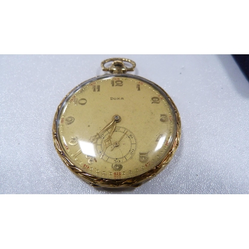 265 - Doxa pocket watch, ladies and gents watches, etc.