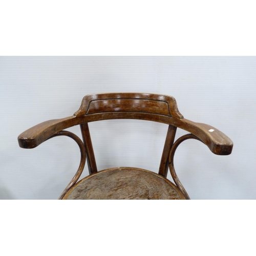 309 - Arkana-style chair and bentwood chair.  (2)