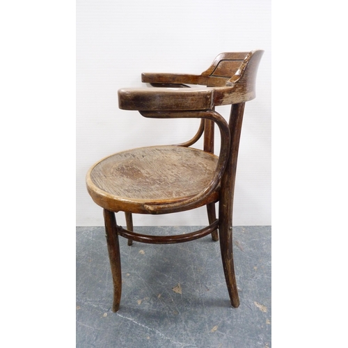 309 - Arkana-style chair and bentwood chair.  (2)