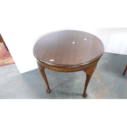 324 - Coffee table, occasional table and a penwork jug.  (3)