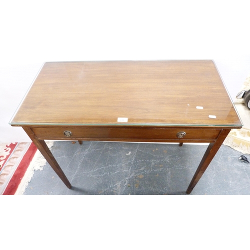 330 - Late Georgian mahogany writing table.