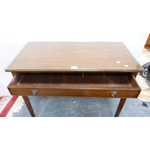 330 - Late Georgian mahogany writing table.