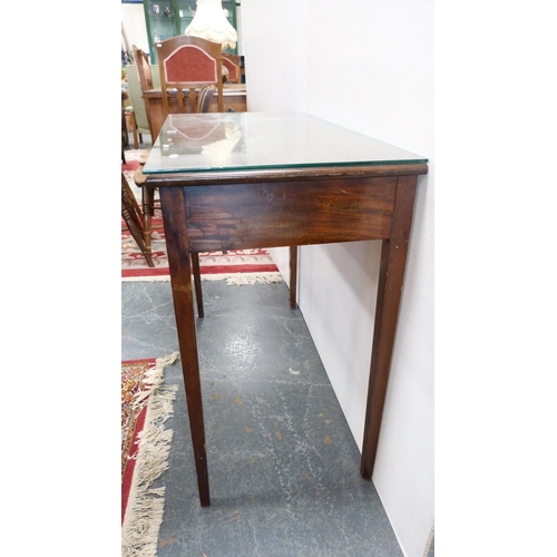 330 - Late Georgian mahogany writing table.