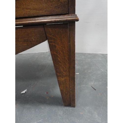 352 - Arts & Crafts oak dressing chest, c. 1930s.