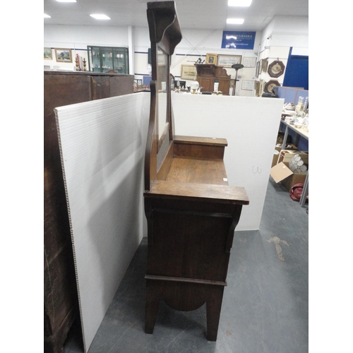 352 - Arts & Crafts oak dressing chest, c. 1930s.