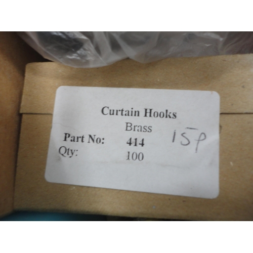 81 - Two cartons containing stationery, ironmongery and accessories.