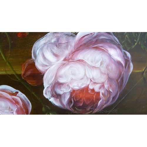 9 - After Niccolo CannicciStill life of flowers in a vaseSigned N Cannicci, oil on canvas, 100cm x 75cm,... 