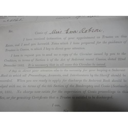 92 - Two metal deed boxes containing a large, interesting collection of legal and other documents relatin... 