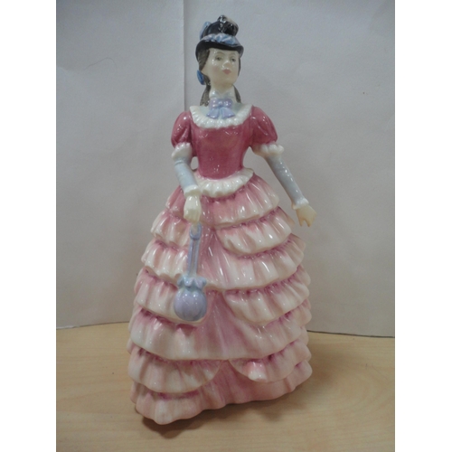 95 - Five Royal Doulton figures to include 'Coralie', 'Diane', 'Adrienne', 'Kirsty' and 'Soirée', ... 