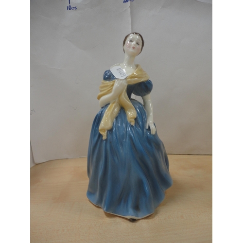 95 - Five Royal Doulton figures to include 'Coralie', 'Diane', 'Adrienne', 'Kirsty' and 'Soirée', ... 