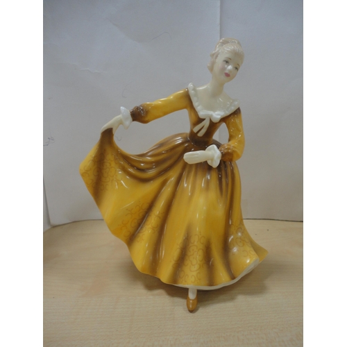 95 - Five Royal Doulton figures to include 'Coralie', 'Diane', 'Adrienne', 'Kirsty' and 'Soirée', ... 