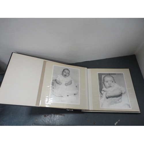 96 - Two japanned photograph albums.